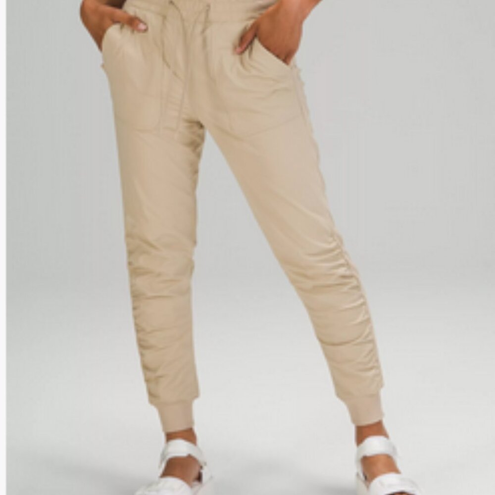 lululemon athletica Beige Drawstring Joggers
